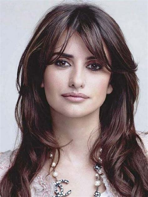 penelope cruz hairstyles with bangs.